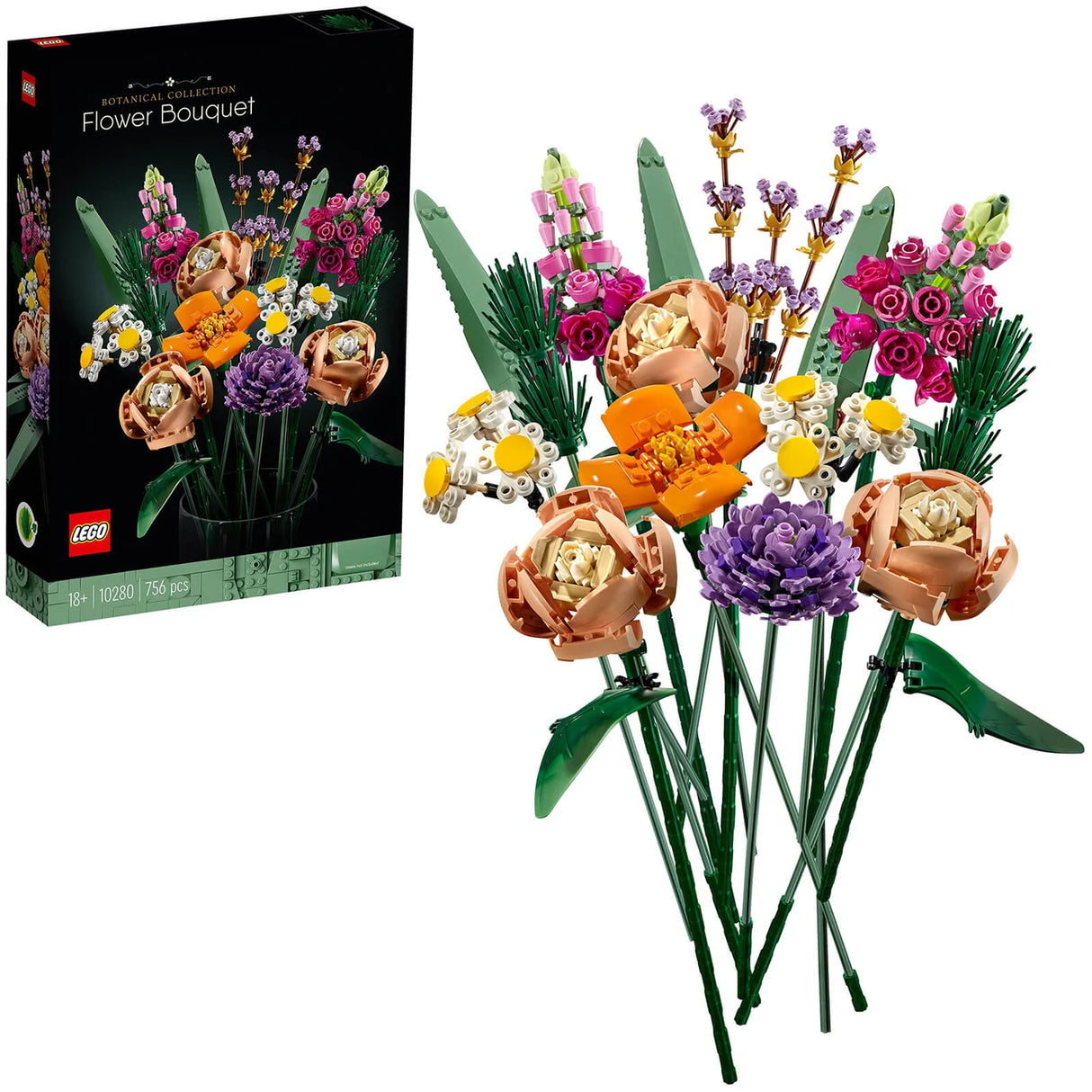 LEGO Creator Expert Flower Bouquet Set for Adults (10280)