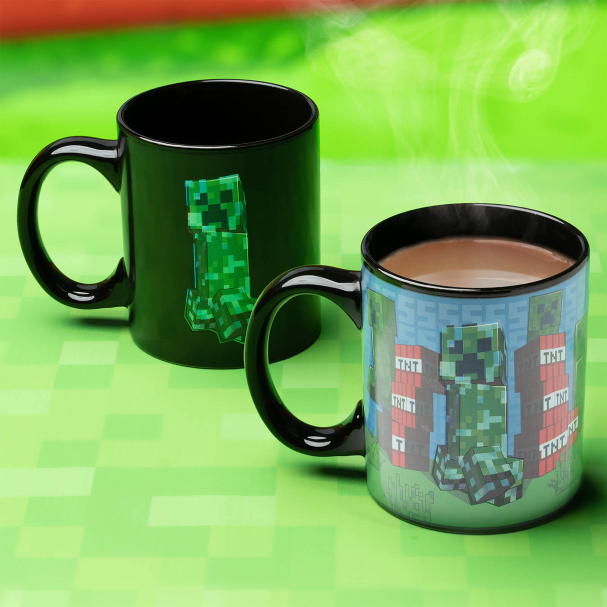 Minecraft Heat Change Mug Creeper