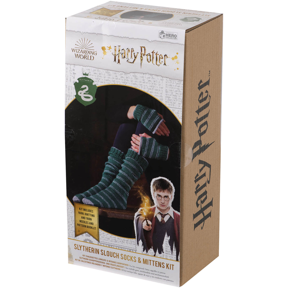 Eaglemoss Harry Potter Slytherin Mittens & Slouch Socks Knit Kit