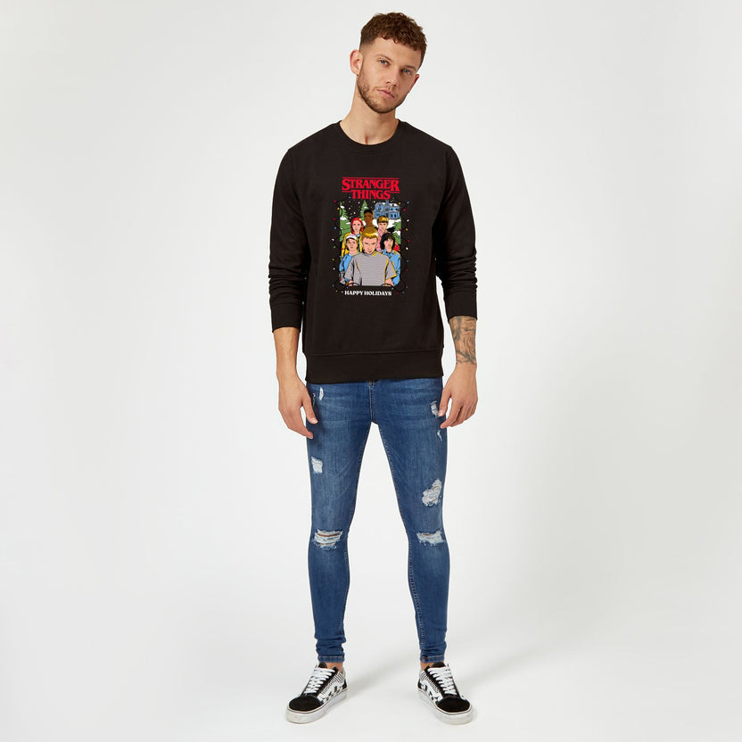 Stranger Things Happy Holidays Christmas Jumper