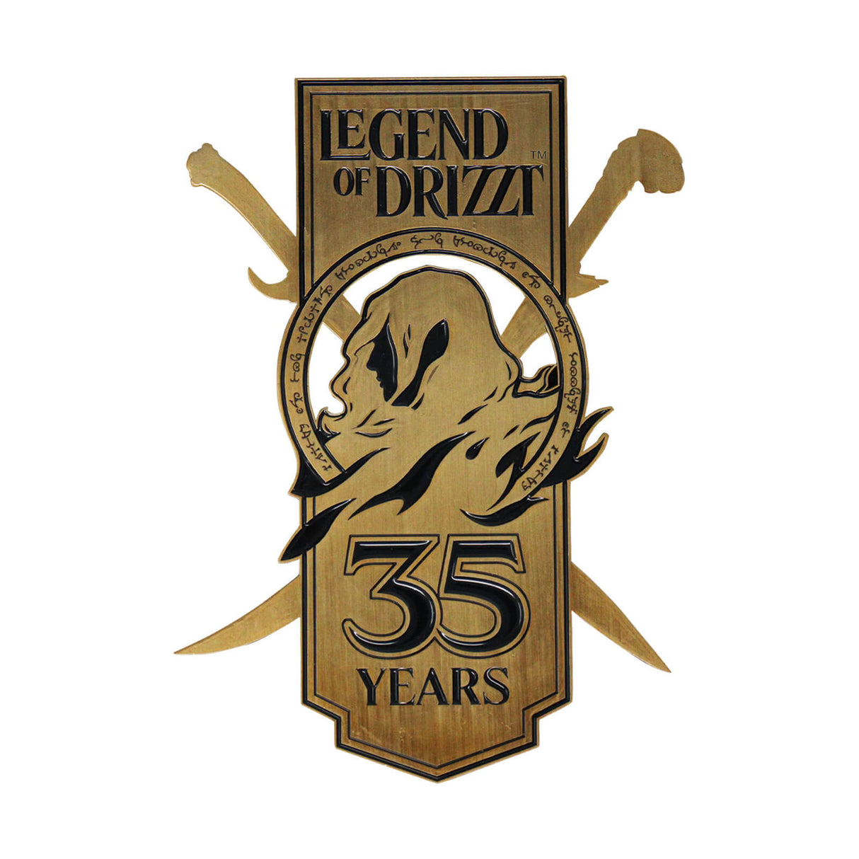 Fanattik Dungeons Dragons Legend of Drizzt 35th Anniversary Collectible Ingot