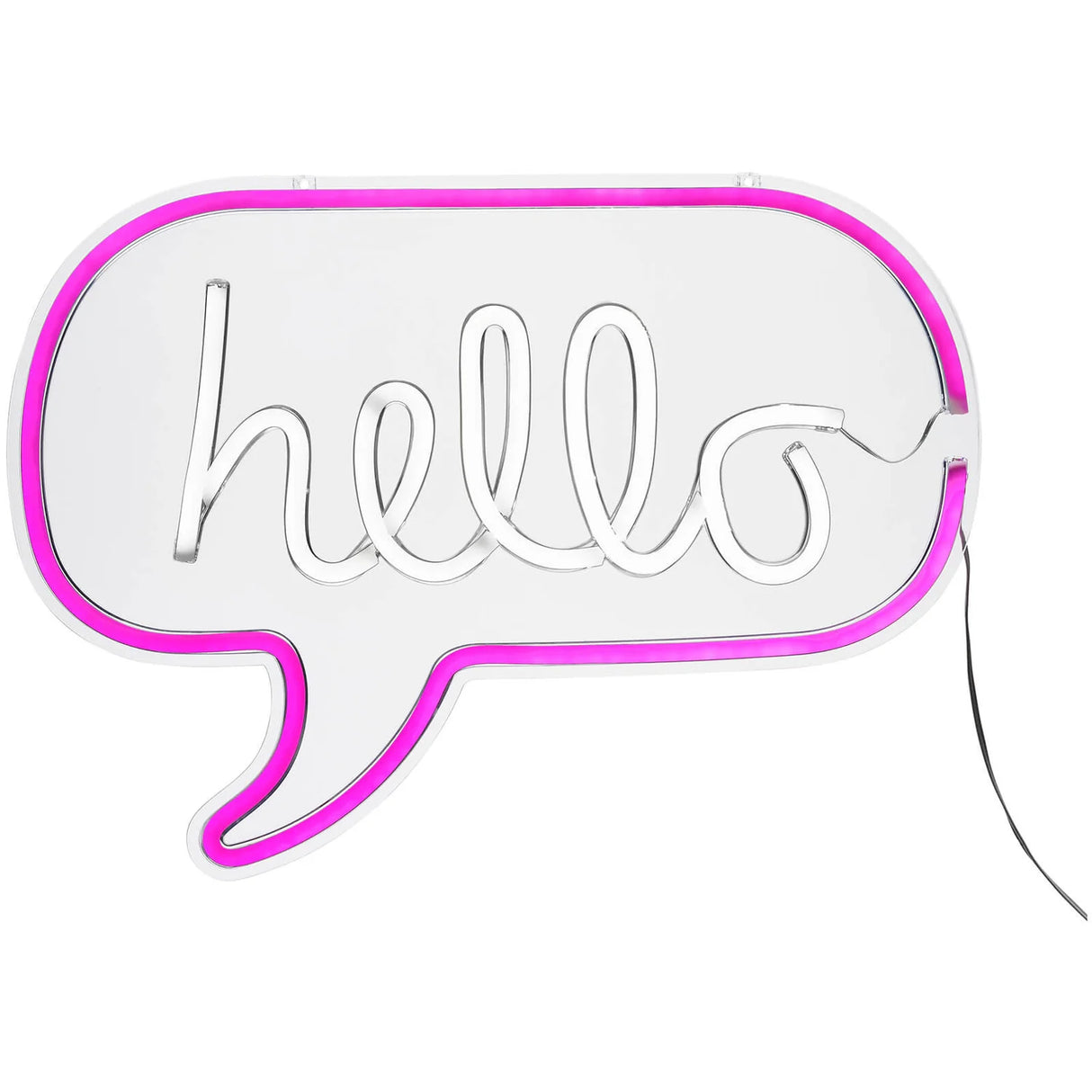 Neon 'Hello' Wall Light