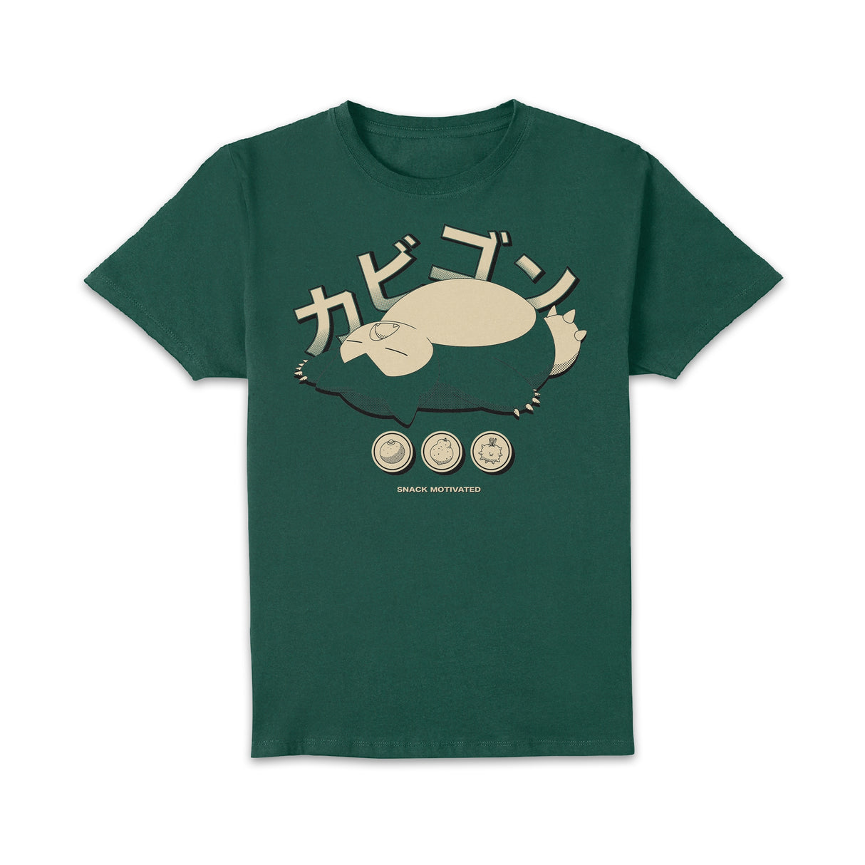Pokemon Snorlax Relaxation T-Shirt - Green