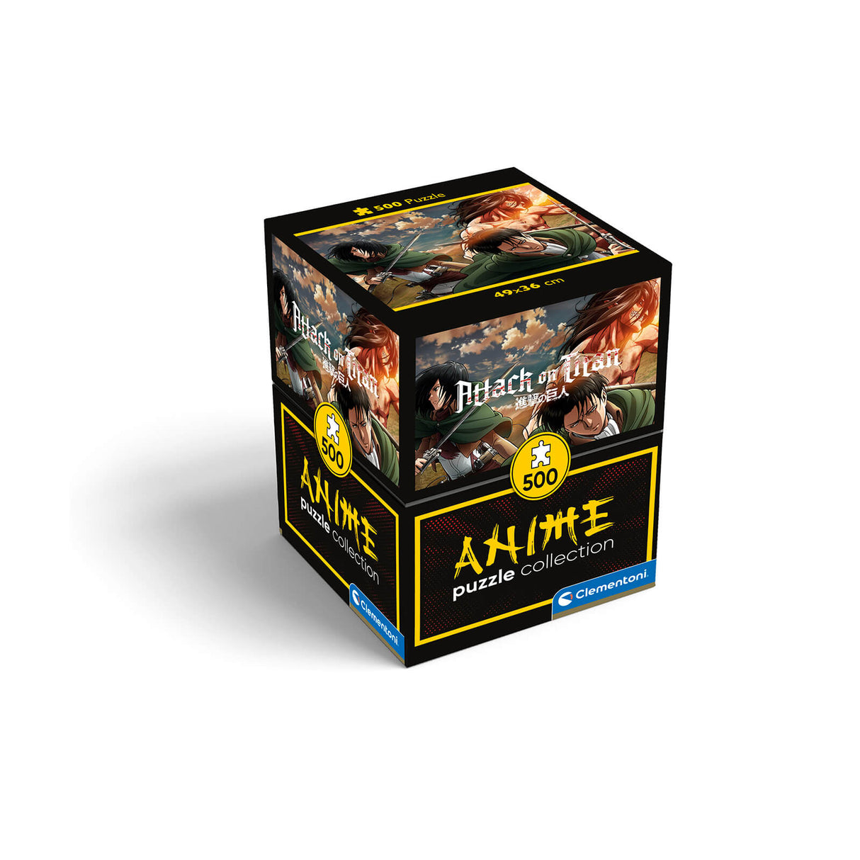 Clementoni Anime Attack On Titan Cube 500 Piece Jigsaw Puzzle 1
