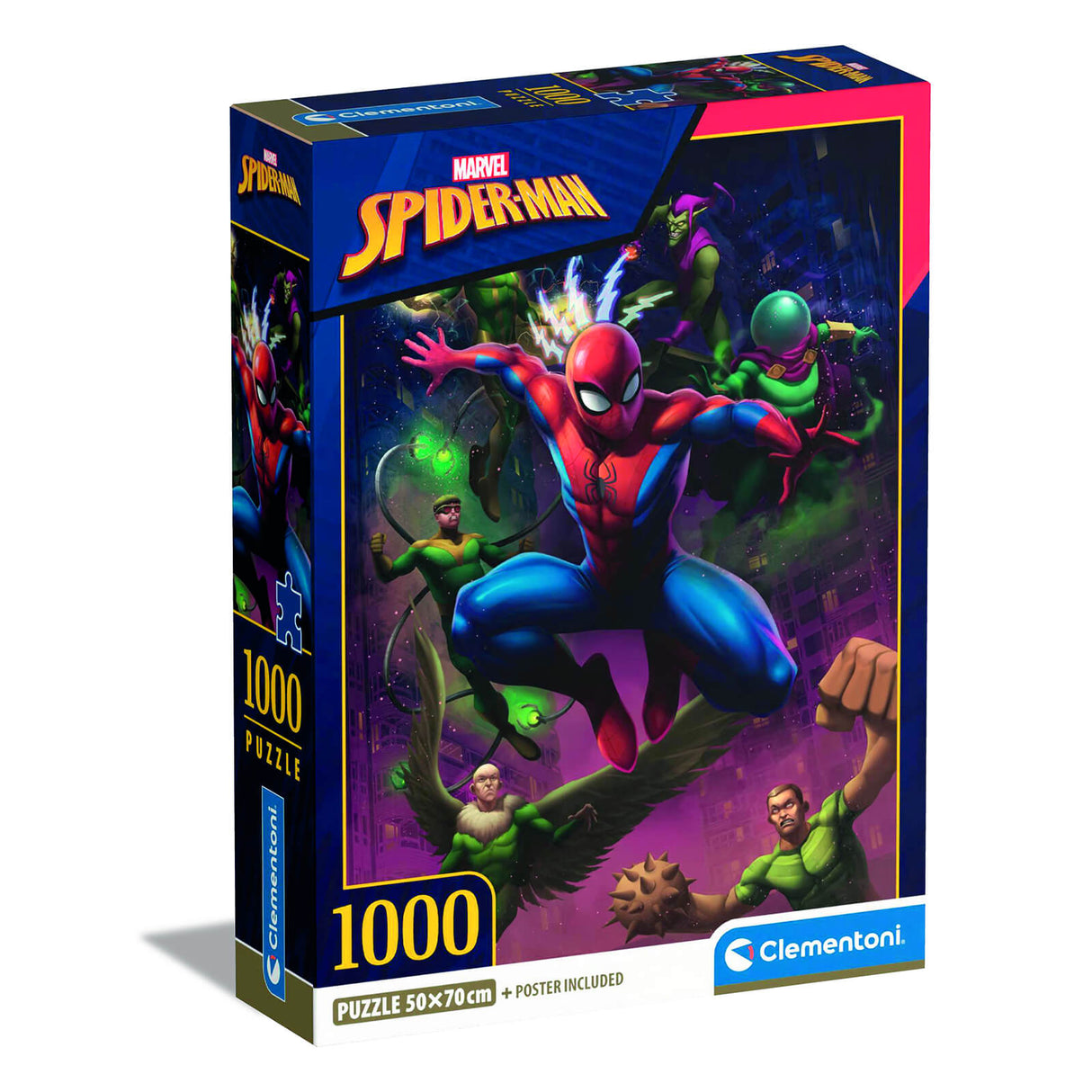 Clementoni Marvel Spiderman 1000 Piece Jigsaw Puzzle