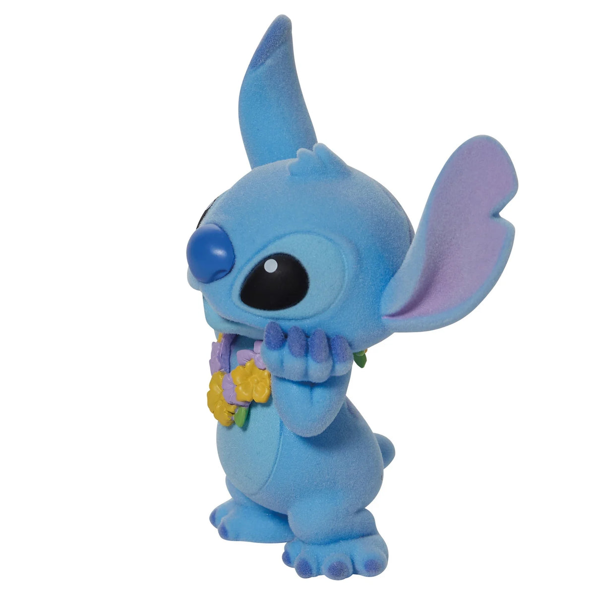 Enesco Grand Jester Studios Disney Flocked Stitch Collectible Figurine (9cm)
