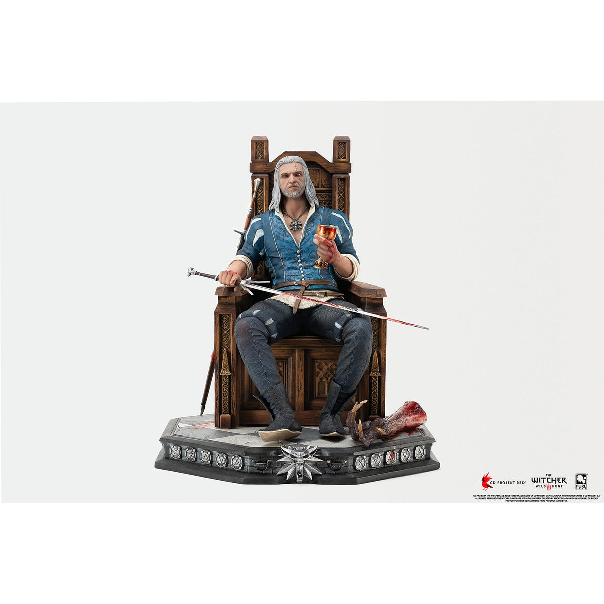 PureArts The Witcher 3 Wild Hunt Geralt 16 Scale Statue