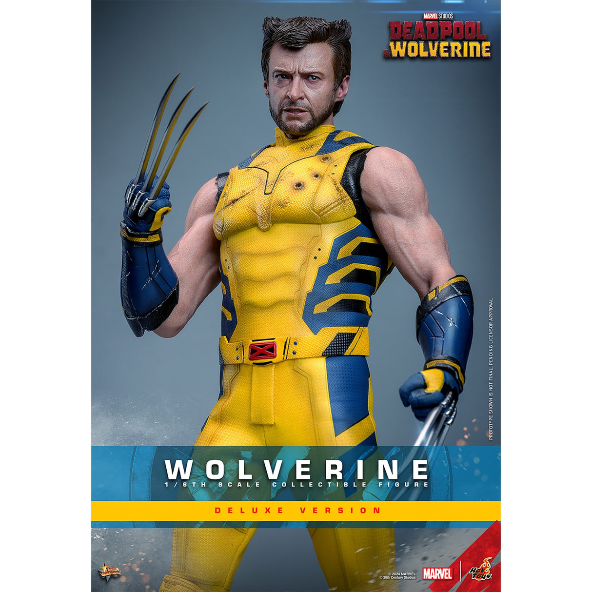 Hot Toys Marvel Deadpool Wolverine - Deluxe Wolverine 16 Scale Action Figure