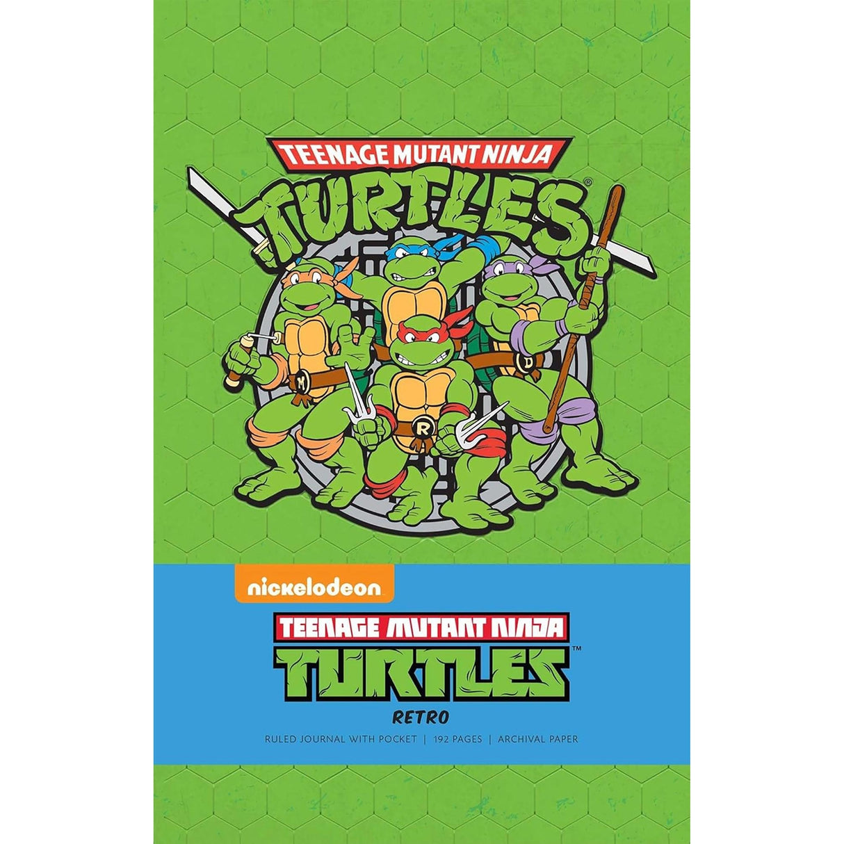 Teenage Mutant Ninja Turtles Retro Hardcover Ruled Journal
