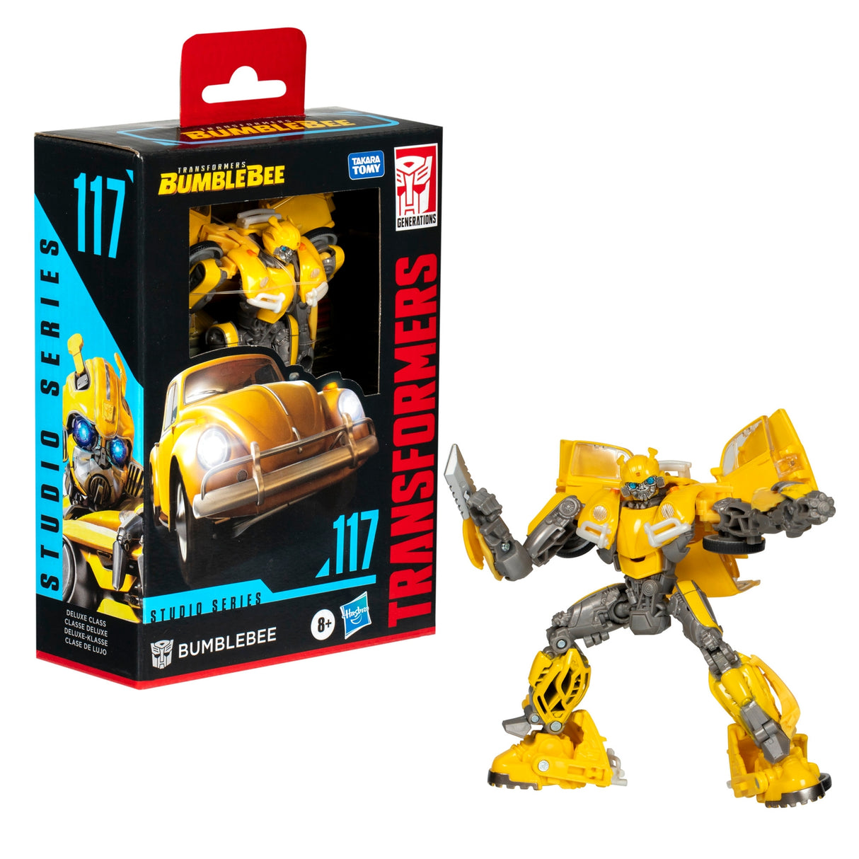 Transformers: Bumblebee Generations Studio Series Deluxe Class Action Figure Bumblebee 11 cm
