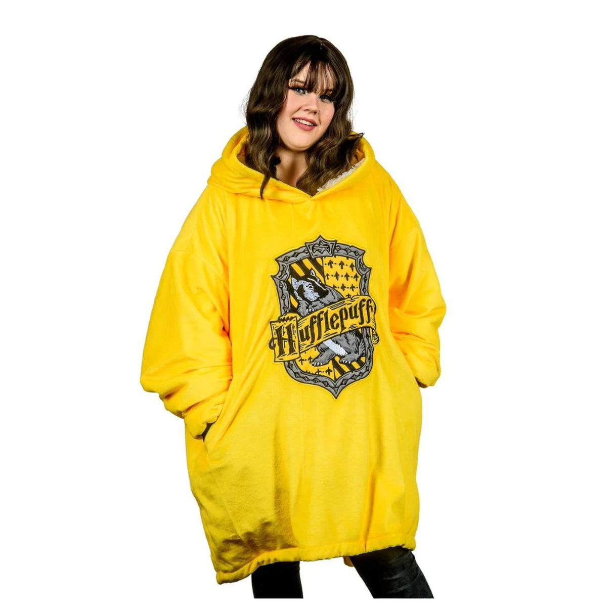 Harry Potter Hufflepuff Oversized Hoodie Blanket