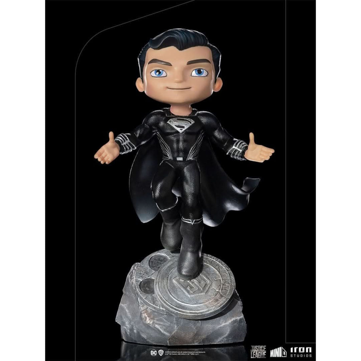Iron Studios DC Comics Zack Snyder's Black Suit Superman Minico Figure