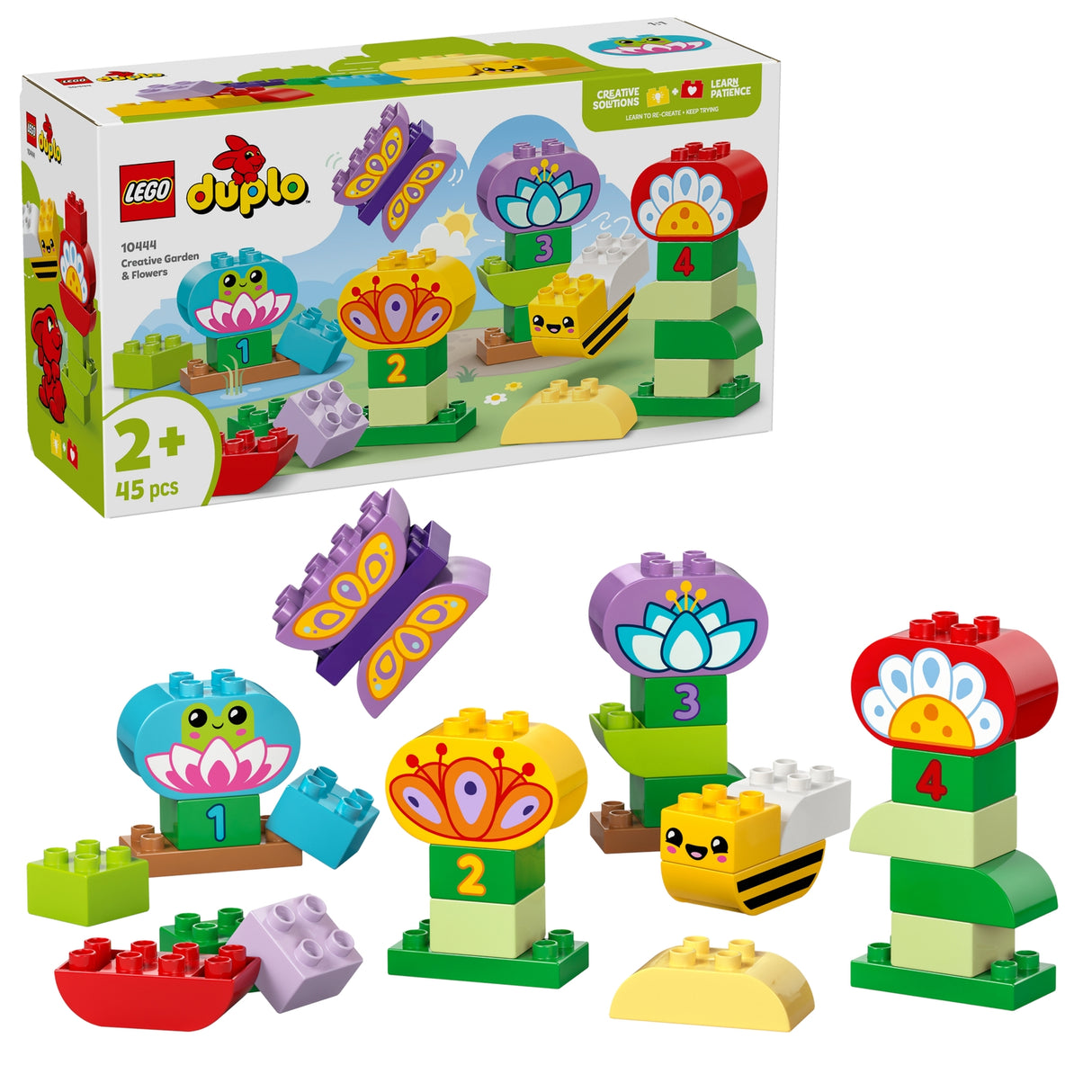 LEGO DUPLO Creative Garden Flowers Stacking Toys Set 10444