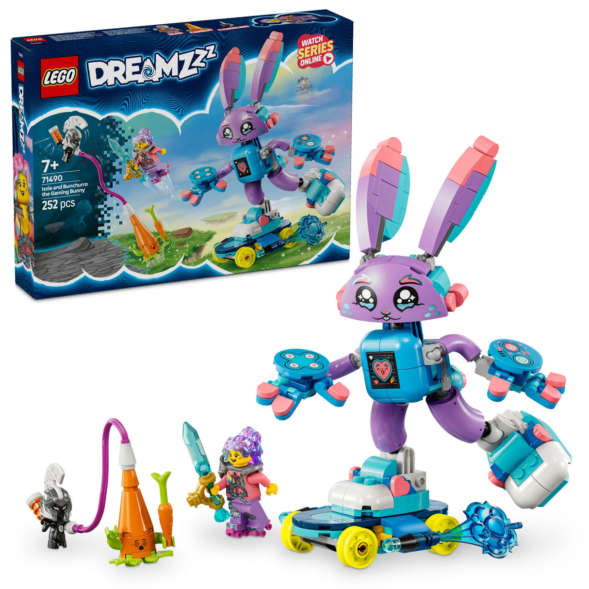LEGO DREAMZzz™ Izzie and Bunchurro the Gaming Bunny Imagination Toy 71490