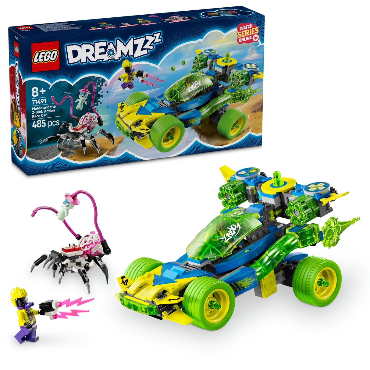LEGO DREAMZzz™ Mateo and the Z-Blob Action Race Car Toy 71491
