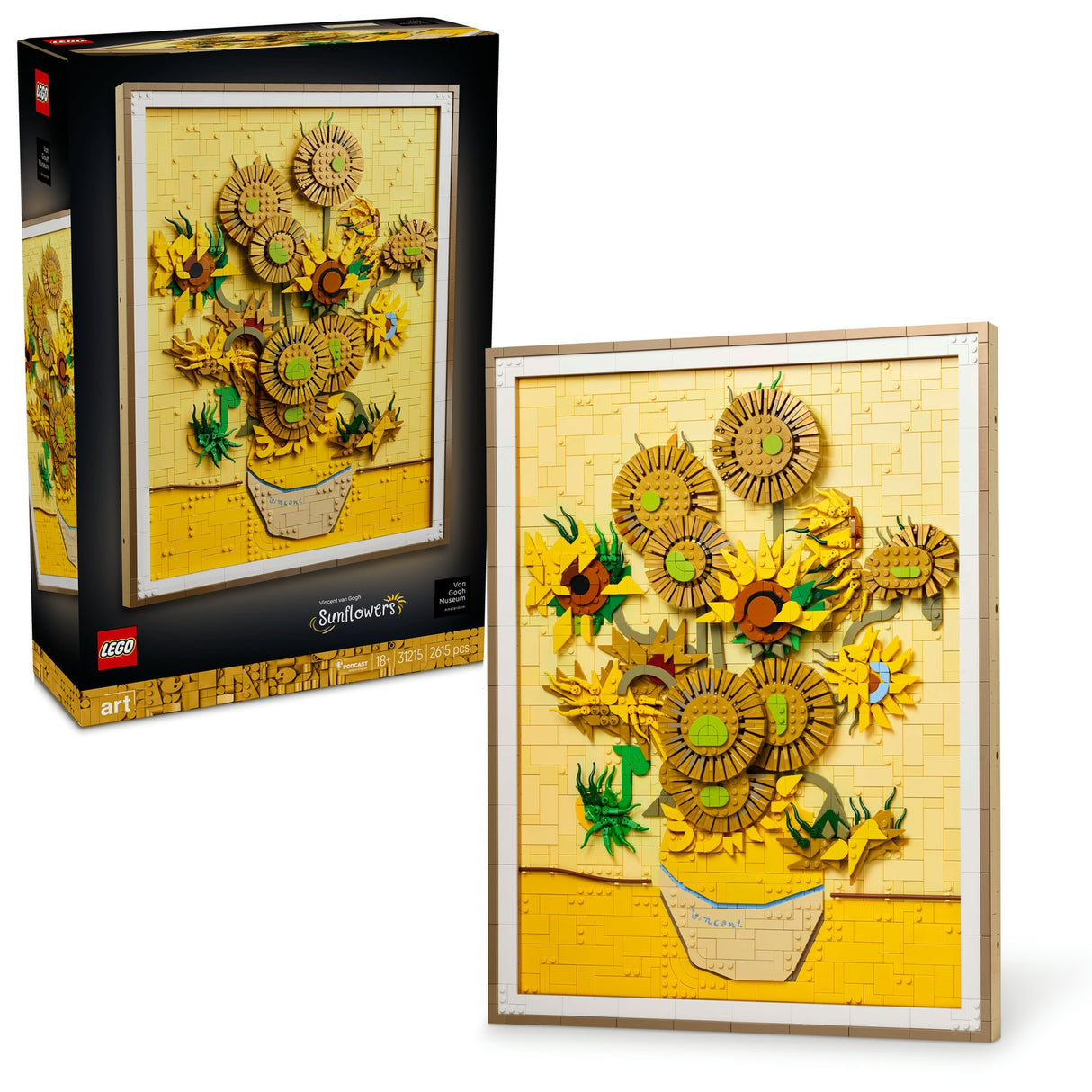 LEGO Art Vincent van Gogh Sunflowers Building Set 31215