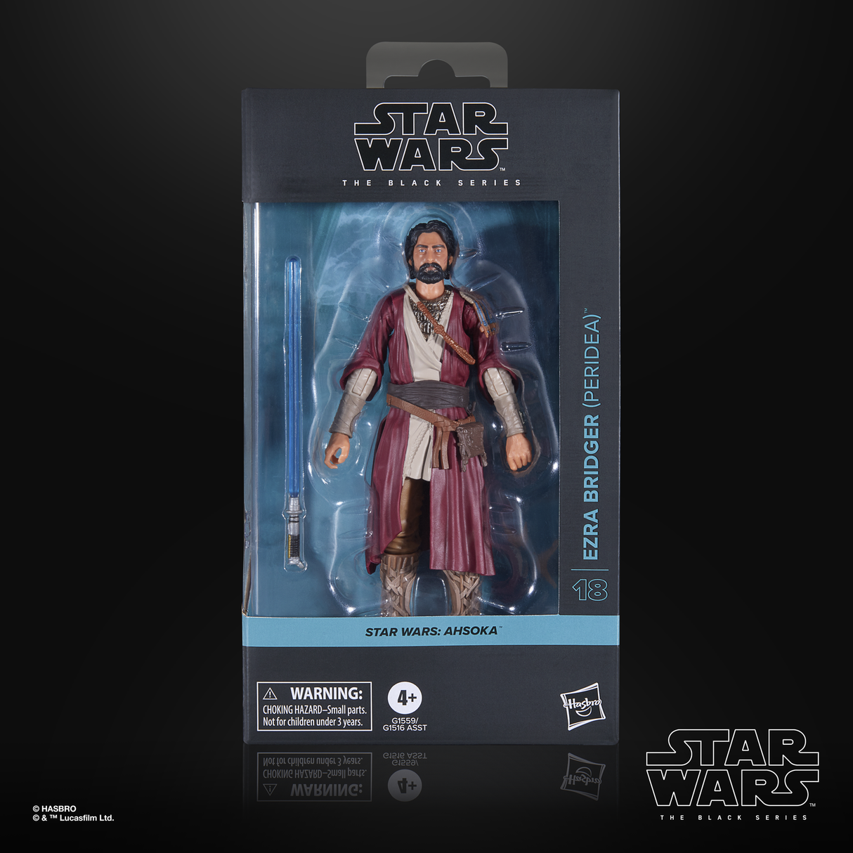 Hasbro Star Wars The Black Series Ahsoka Ezra Bridger (Peridea) Collectible Action Figure (6")