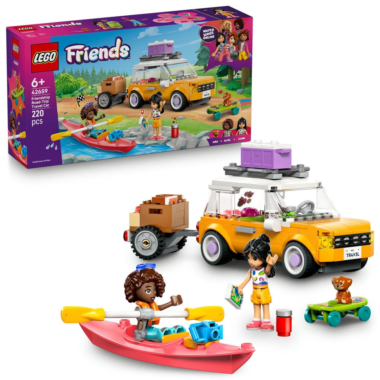 LEGO Friends Friendship Road-Trip Travel Car Building Set 42659