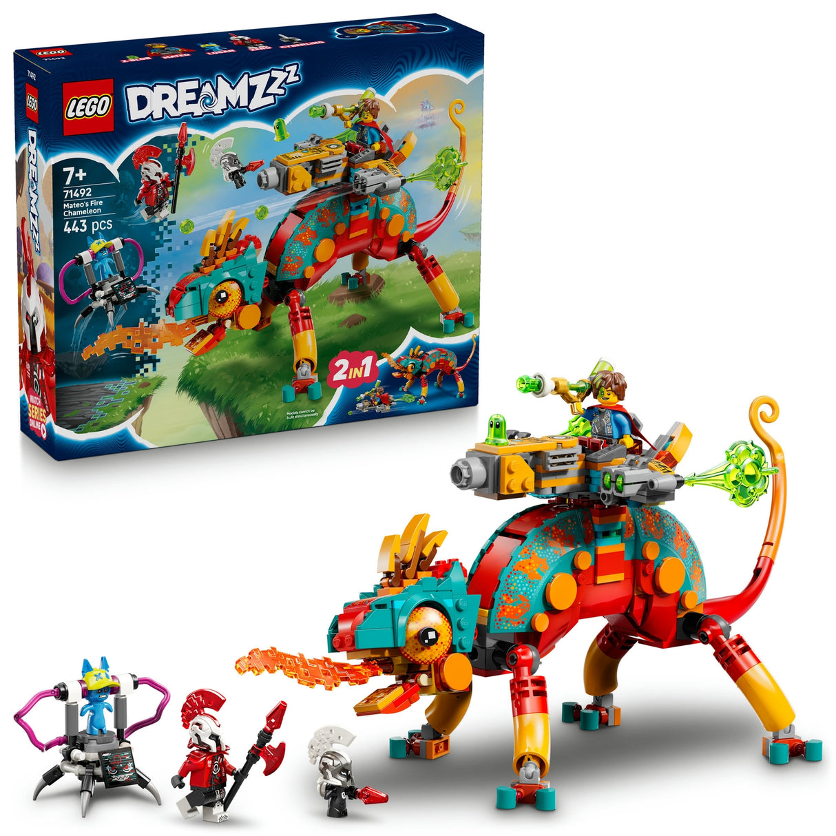 LEGO DREAMZzz Mateos Fire Chameleon Imagination Toy 71492