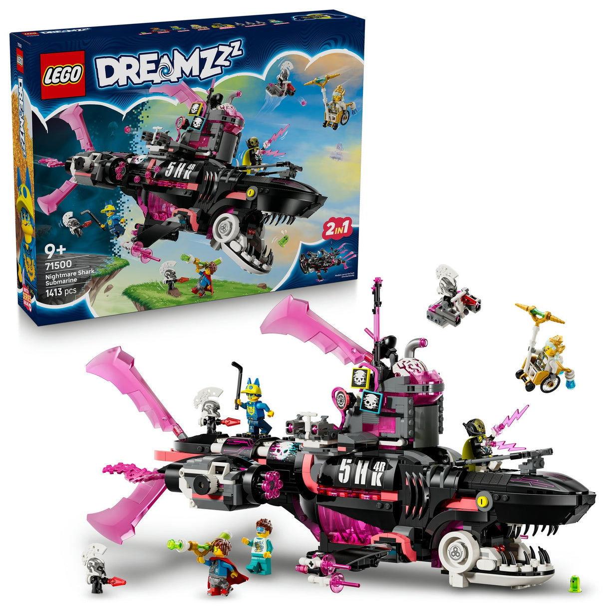 LEGO DREAMZzz™ Nightmare Shark Submarine Toy 71500