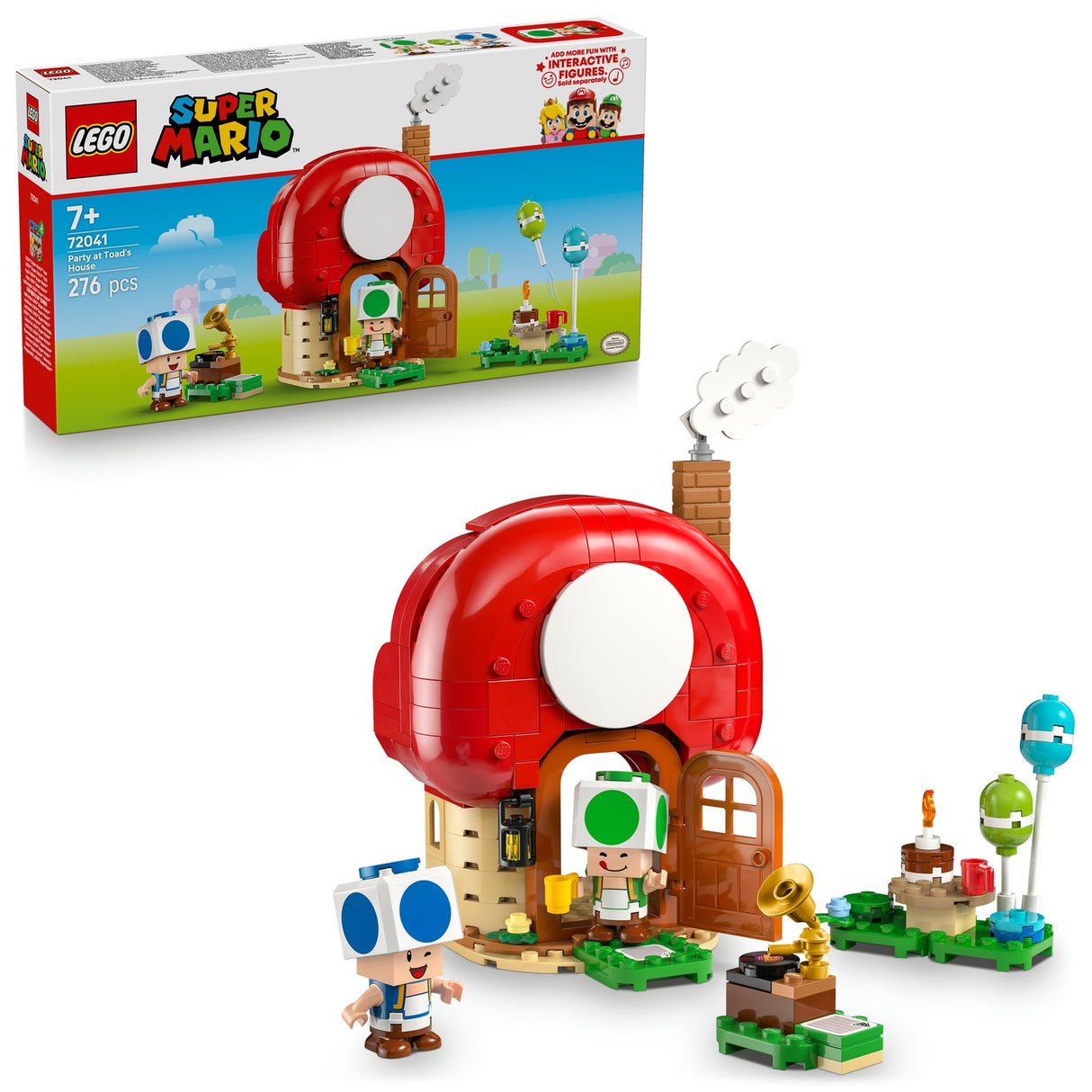 LEGO Super Mario Party at Toads House Toy for Boys Girls and Any Fans 72041