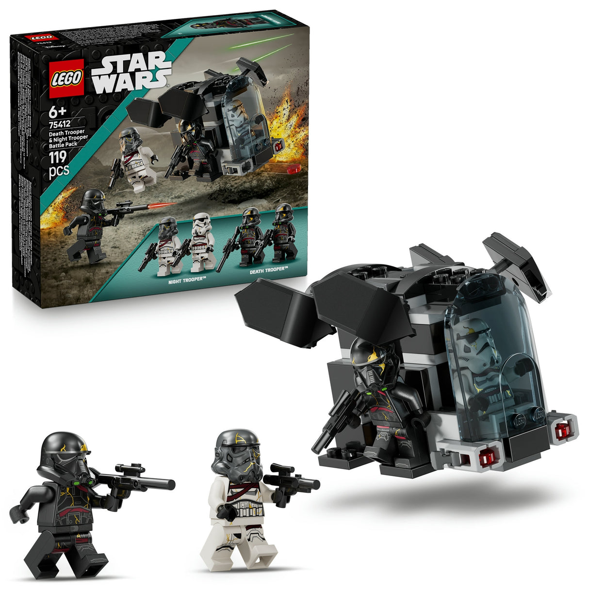 LEGO Star Wars™ Death Trooper & Night Trooper Battle Pack Building Toy 75412