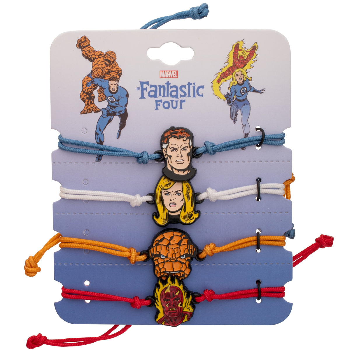 The Fantastic Four First Steps Enamel Cord Bracelet Set