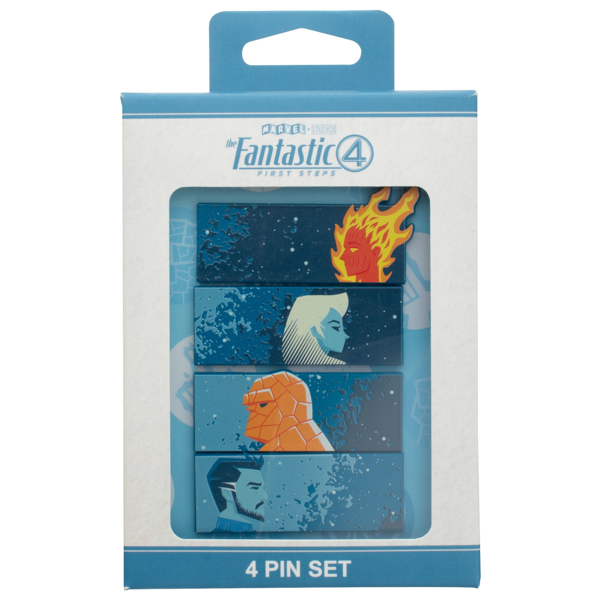 The Fantastic Four First Steps Characters Pin Set