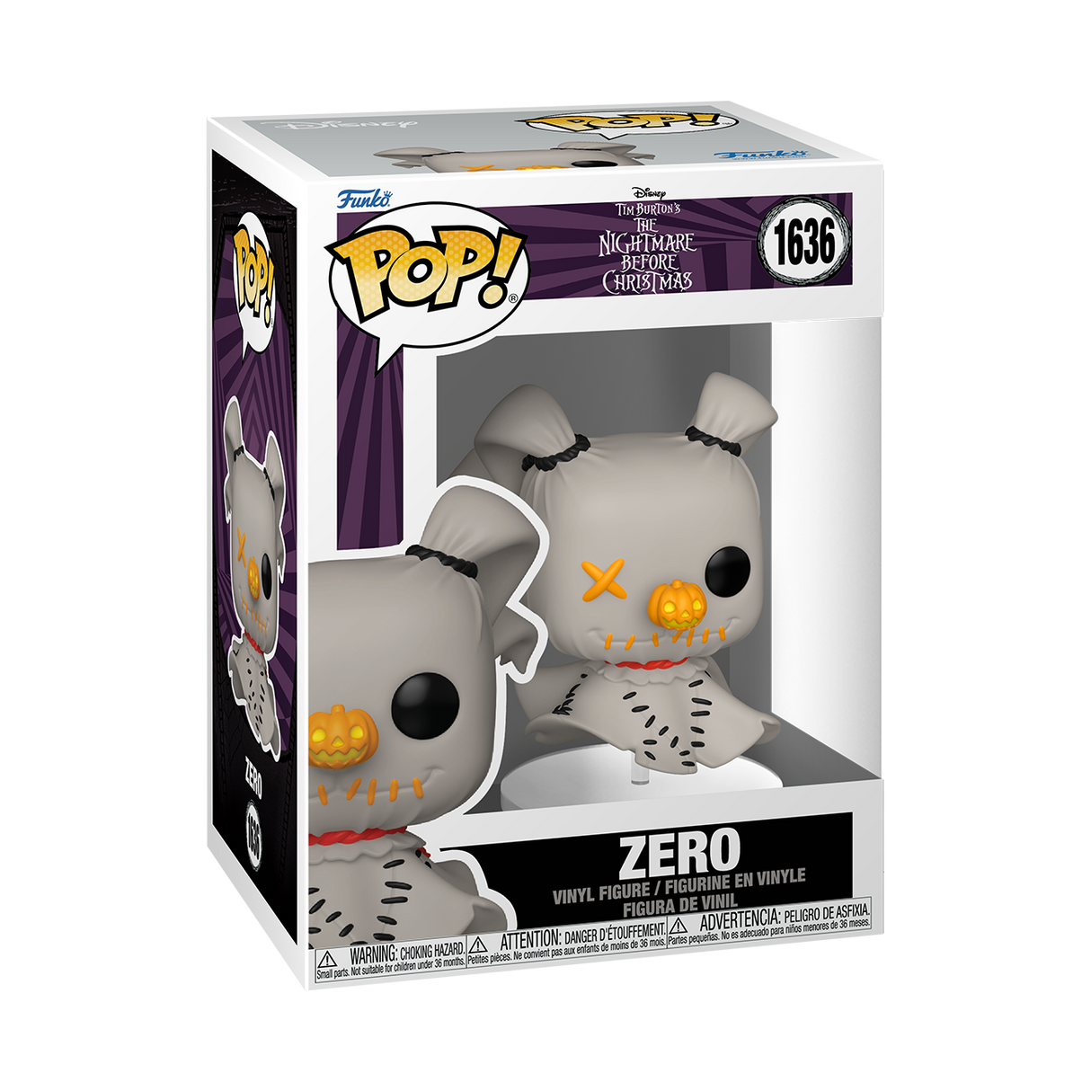 Disney A Nightmare Before Christmas Patchwork Zero Funko POP Vinyl