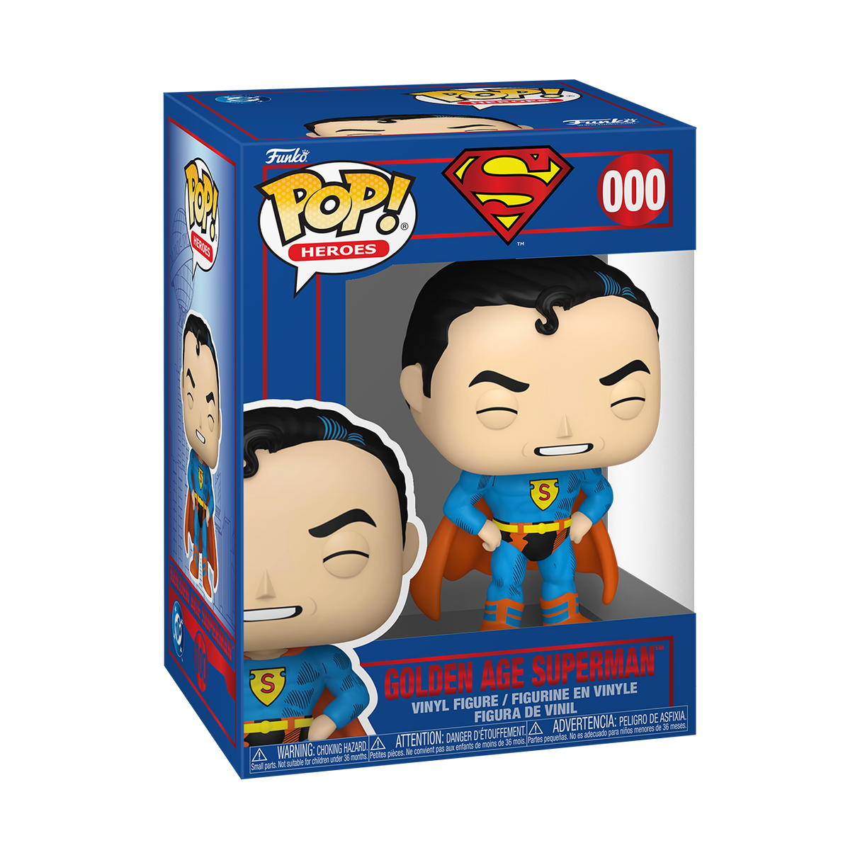 DC Comics POP! Heroes Vinyl Golden Age Superman 9 cm
