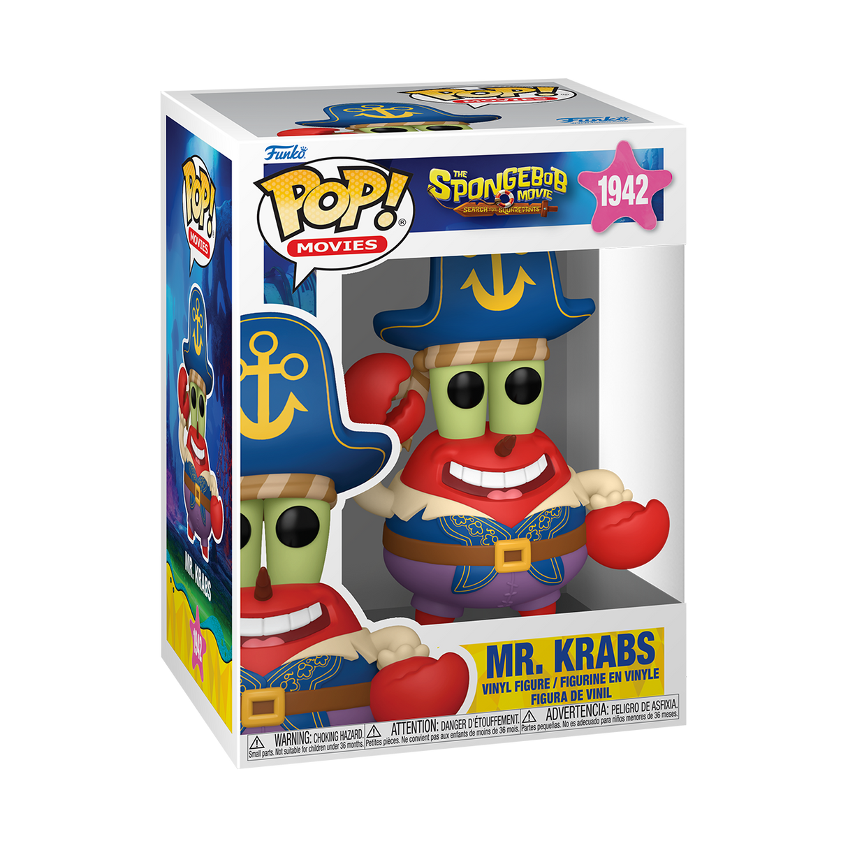 SpongeBob SquarePants POP! Vinyl Figure Mr. Krabs (Pirate) 9 cm
