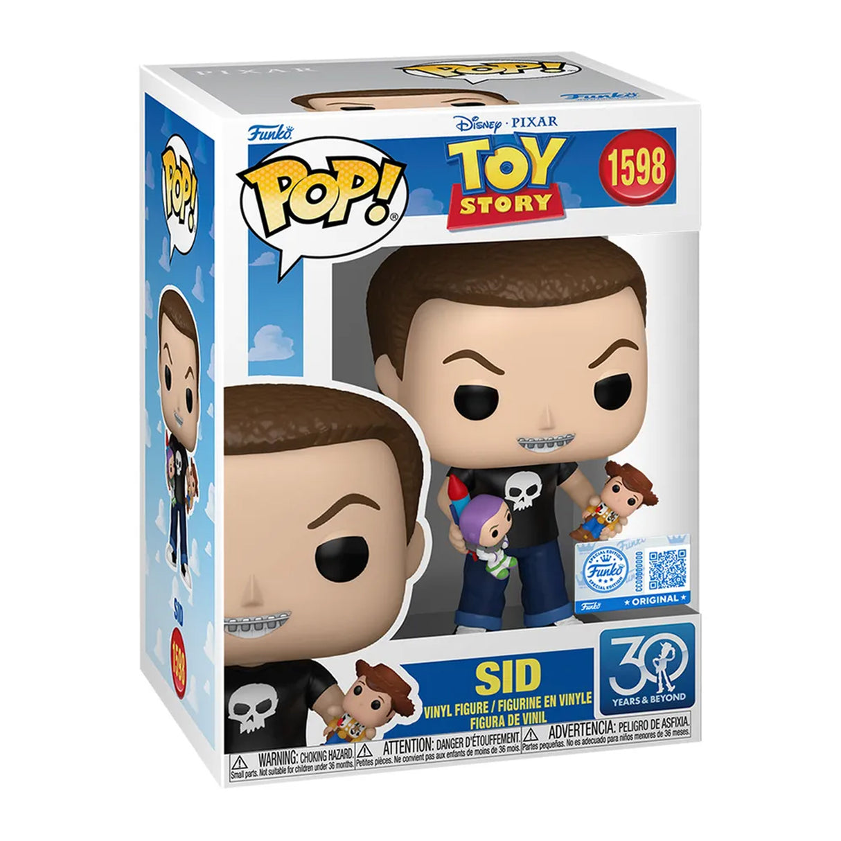 Toy Story POP! Disney Vinyl Figures Sid (30th Anniversary) 9 cm