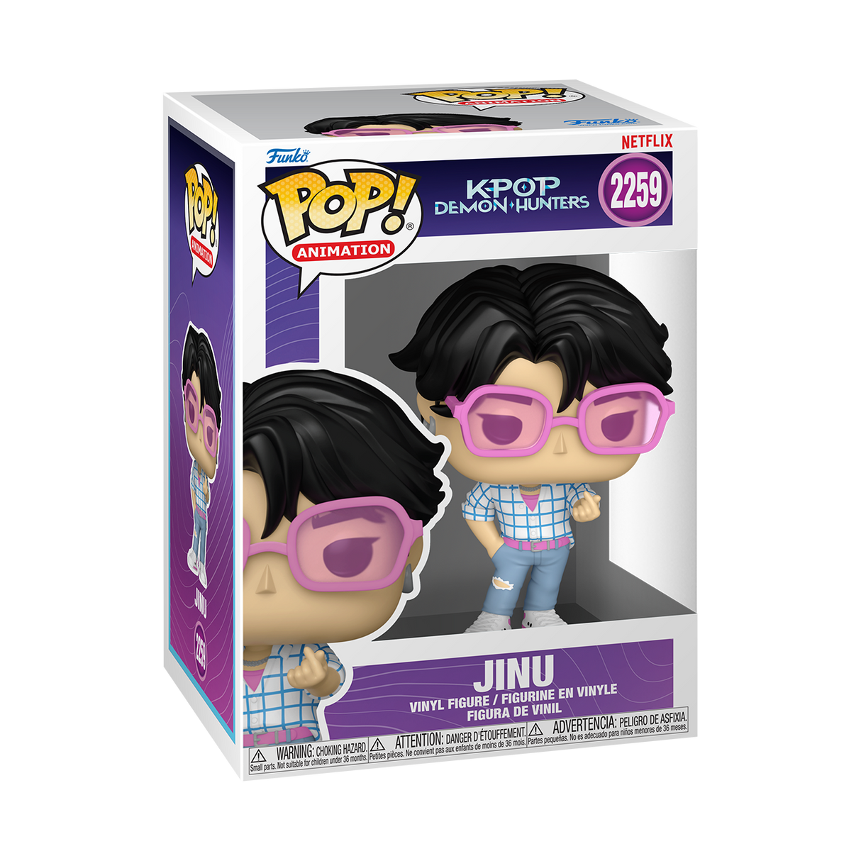 KPop Demon Hunters Jinu Funko Pop! Animation with chase