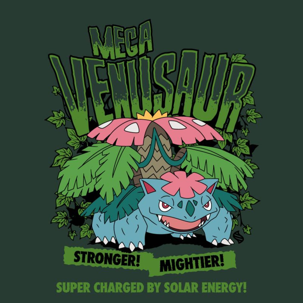 Pokémon Mega Venusaur Unisex T-Shirt - Green
