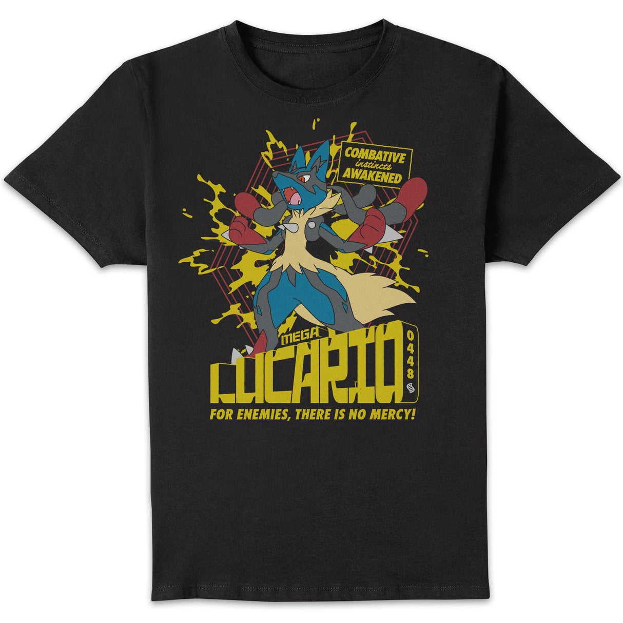 Pokemon Mega Lucario T-Shirt - Black