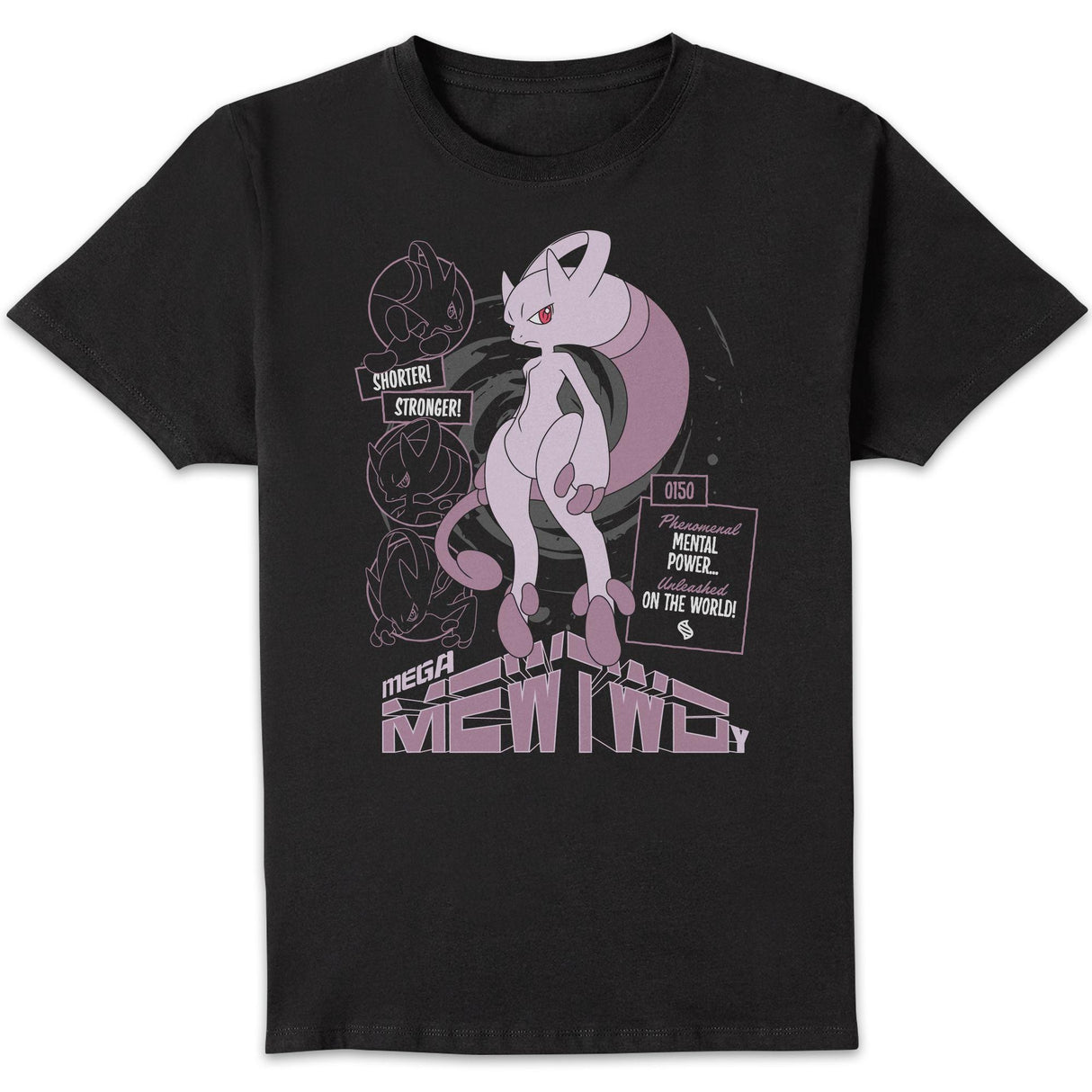 Pokémon Mega Mewtwo Y Unisex T-Shirt - Black