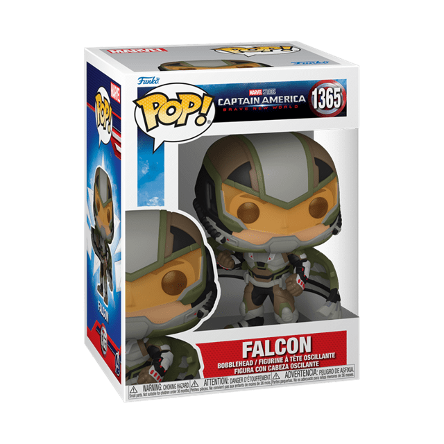 Captain America Black and White Falcon Funko Pop! Marvel Comics Vinyl Figure