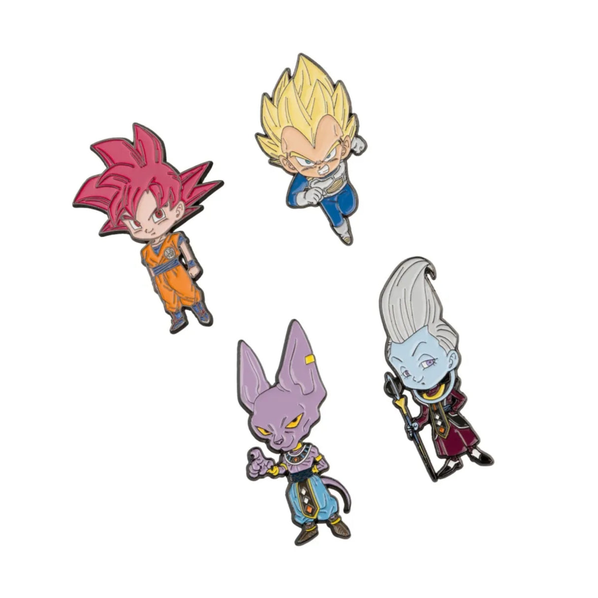 Dragon Ball Super Saga Battle Of Gods 4 Pins Set