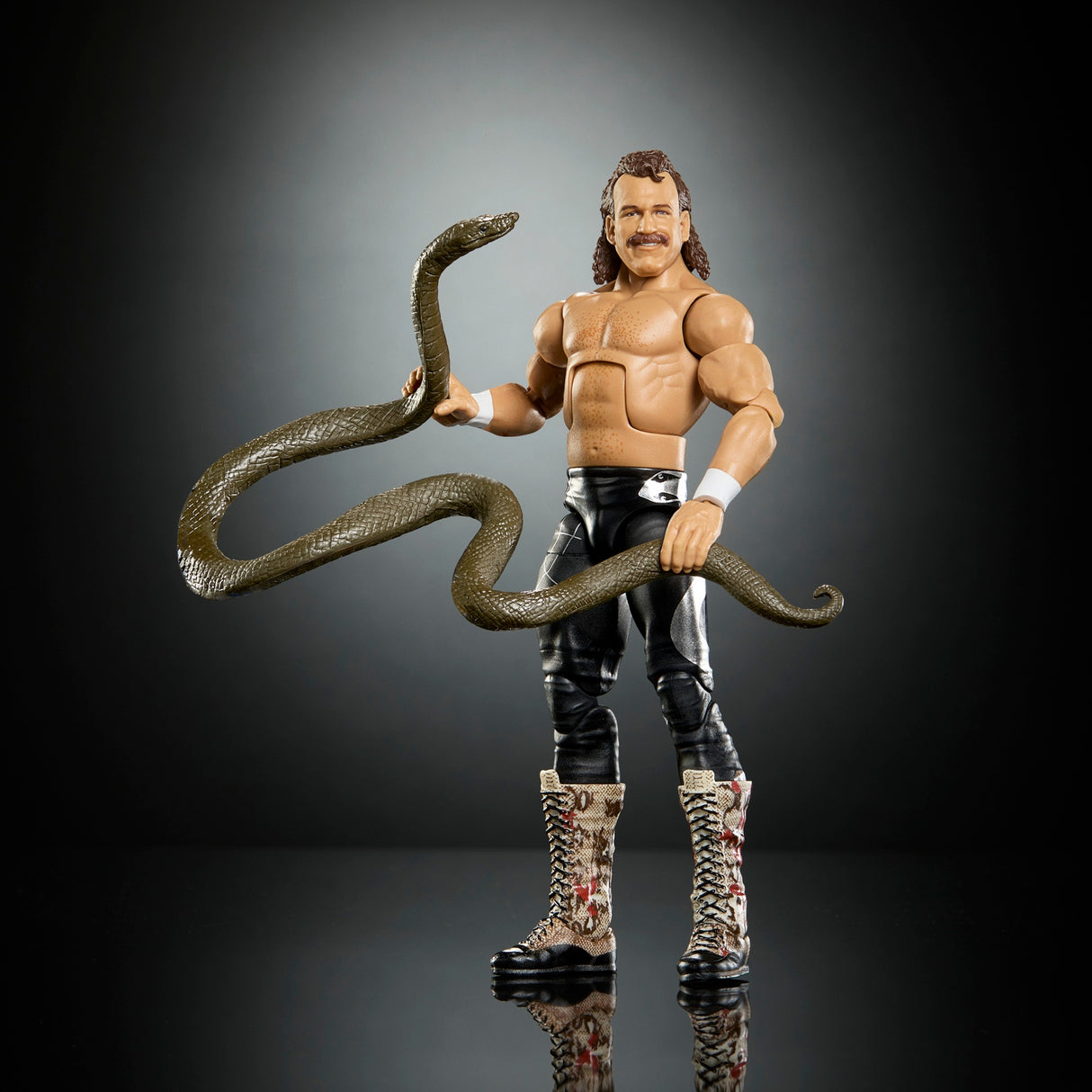 WWE 6 Elite PLE WrestleMania Figure: Jake The Snake Roberts Action Figure
