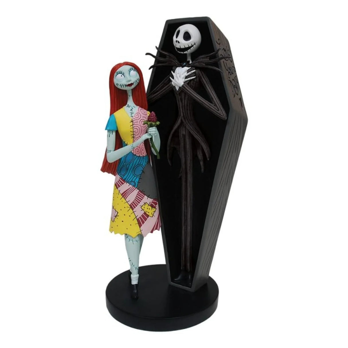 Enesco Nightmare Before Christmas Jack and Sally Coffin Figurine