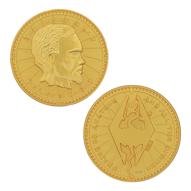 The Elder Scrolls Septim Coin Misty Gold Edition