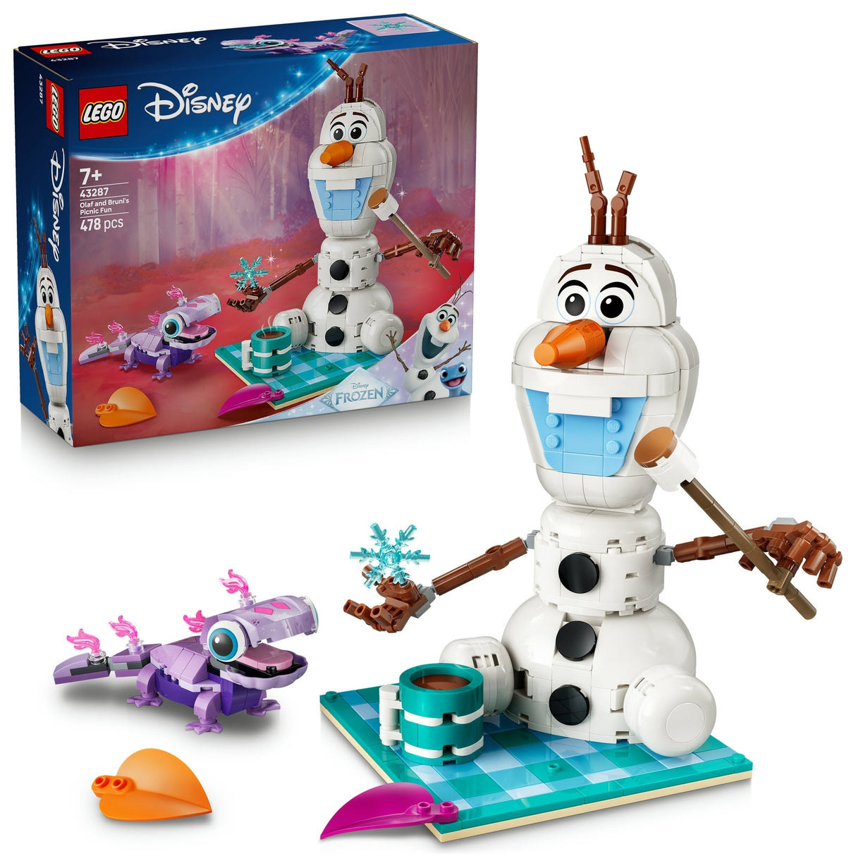 LEGO Disney Frozen Olaf and Brunis Picnic Fun Set 43287