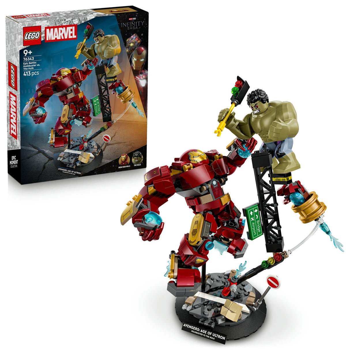 LEGO Marvel Epic Battle Hulkbuster vs The Hulk Set 76343