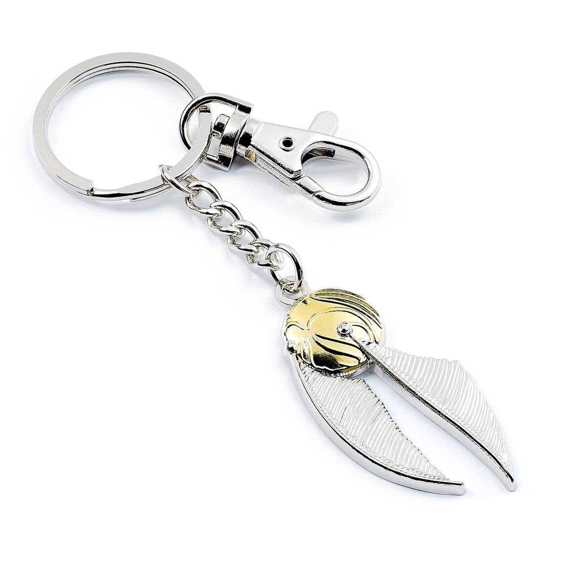 Harry Potter Golden Snitch Keyring and Pin Badge - Silver
