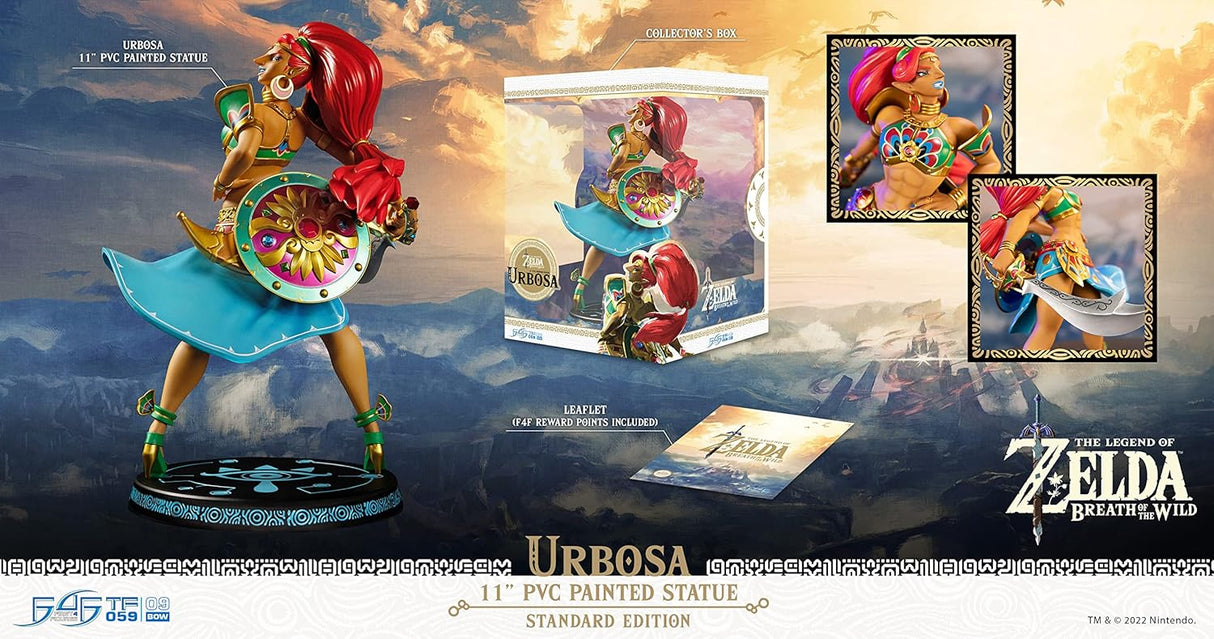 First 4 Figures Legend of Zelda Statue Breath of Wild Urbosa Collector Edition Statue