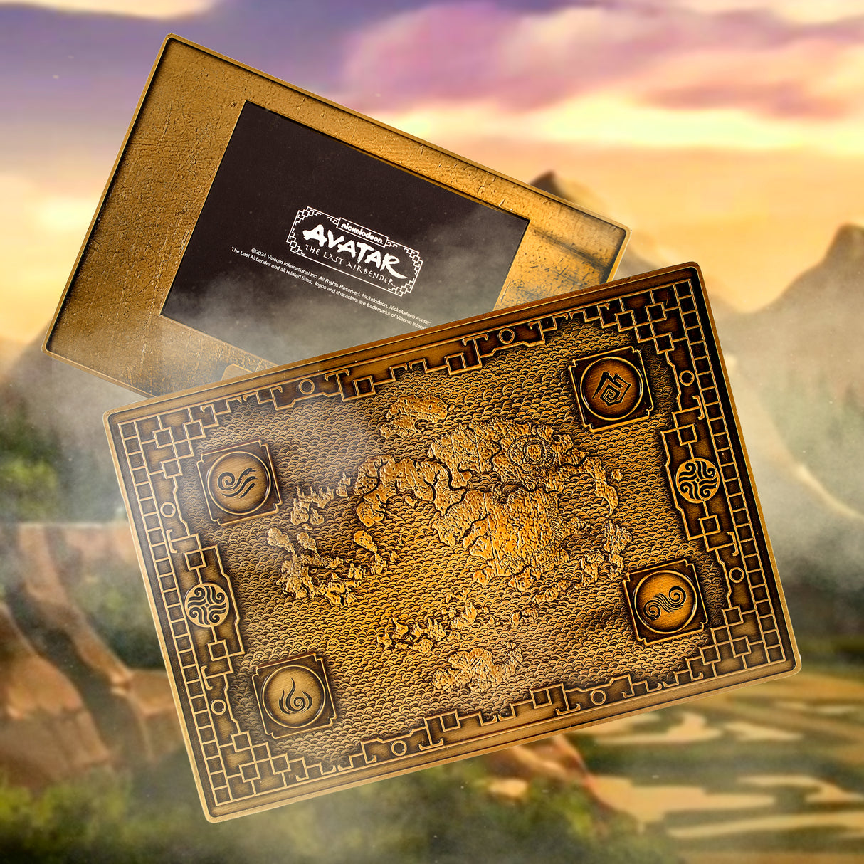 Avatar The Last Airbender: Metal World Map