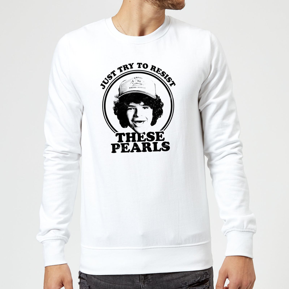 Stranger Things Dustin's Pearls Sweatshirt