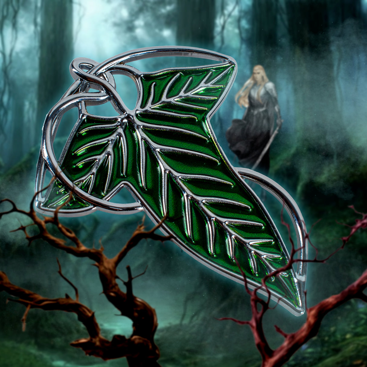 Lord of the Rings: Elven Leaf Pin Brooch Replica