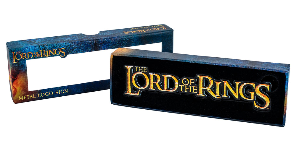 Lord of the Rings: Metal Logo Sign