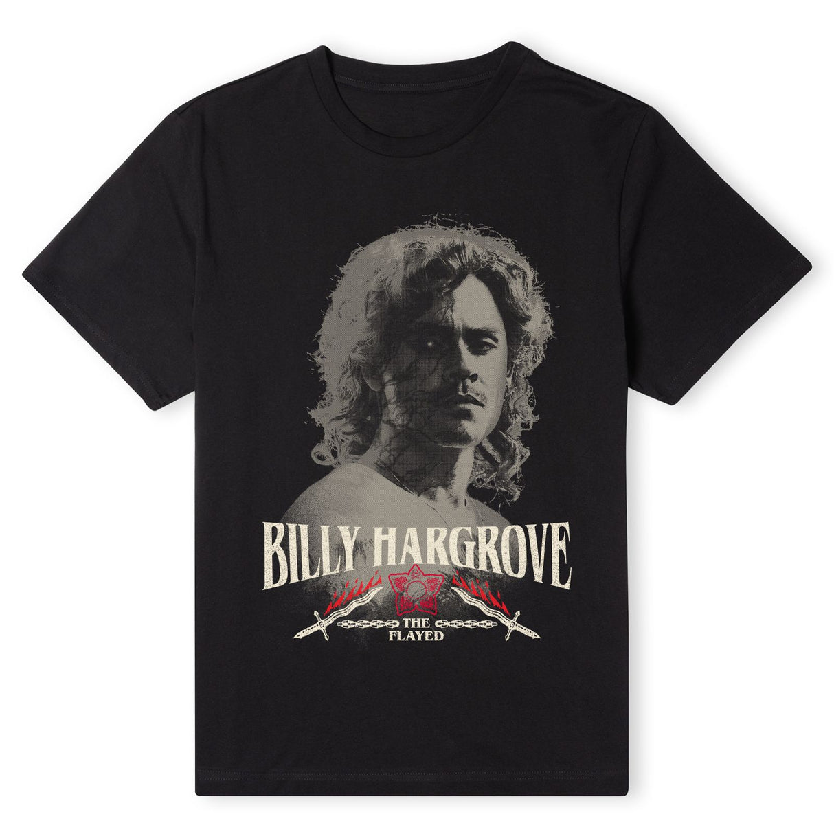 Official Stranger Things Billy Hargrove T-Shirt - Black